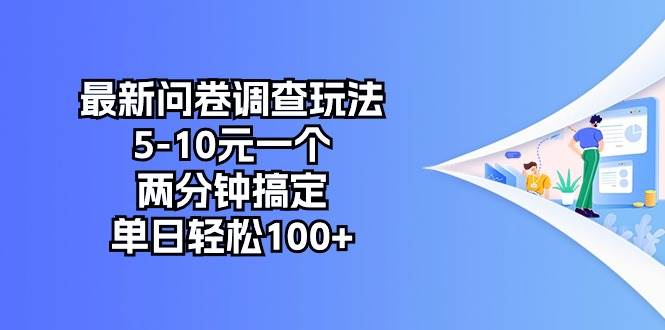 最新问卷调查玩法，5-10元一个，两分钟搞定，单日轻松100+云创网-网创项目资源站-副业项目-创业项目-搞钱项目云创网