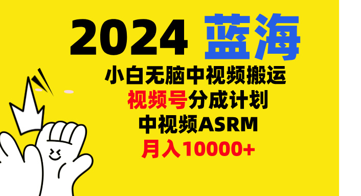 小白无脑复制-中视频视频号-分成计中视频ASRM云创网-网创项目资源站-副业项目-创业项目-搞钱项目云创网